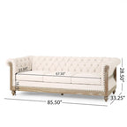 Voll Fabric 3 Piece Living Room Set by Christopher Knight Home