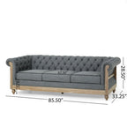 Voll Fabric 3 Piece Living Room Set by Christopher Knight Home