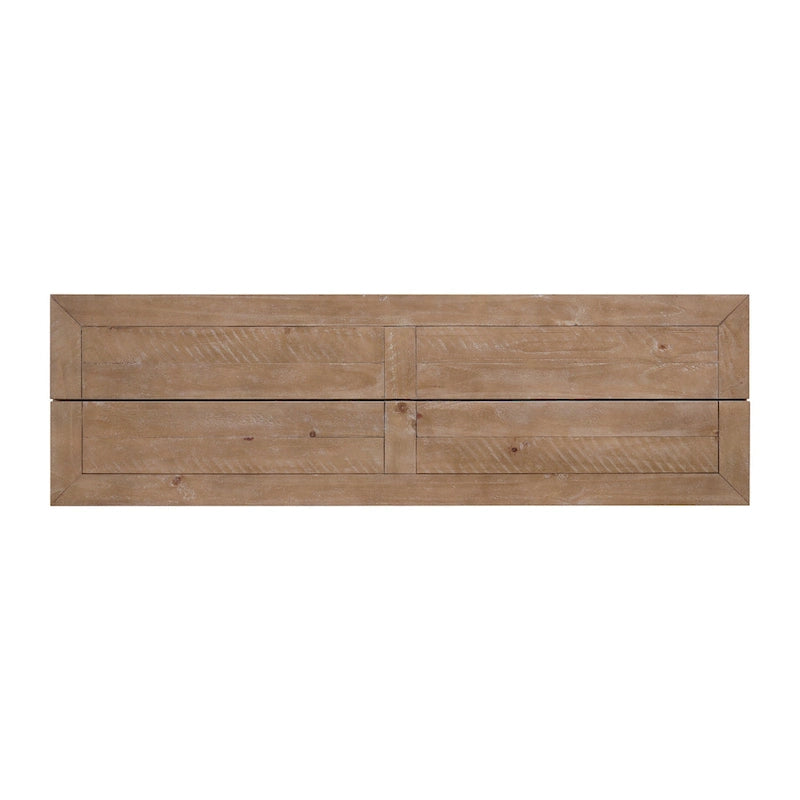 Napa 60 Solid Wood Pedestal Flip-top Sofa Console Table