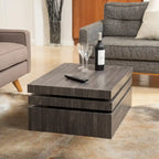 Carson Rotating Wood Coffee Table by Christopher Knight Home