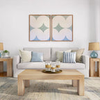Plank and Beam Modern Rectangular Coffee Table - 48 x 24