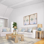 Plank and Beam Modern Rectangular Coffee Table - 48 x 24