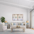 Plank and Beam Modern Rectangular Coffee Table - 48 x 24