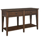 Liberty Furniture Lake House Sofa Table Rustic Brown Oak Accent