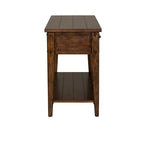 Liberty Furniture Lake House Sofa Table Rustic Brown Oak Accent