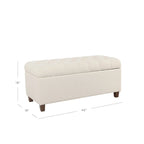 Copper Grove Muir Button Tufted Storage Bench