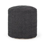 Barthol Boho Fabric Cylinder Pouf by Christopher Knight Home