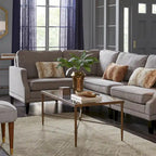 Madison Park Signature Porter Modern Glam Bronze Finish Coffee Table