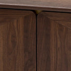 Graceland Mid-Century Modern Transitional Walnut Brown Finished Wood 2-Drawer Coffee Table