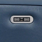 Steve Silver Top Grain Leather Ocean Blue Power Reclining Chair