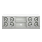 Modern Farmhouse TV Stand for TVs up to 80 - White