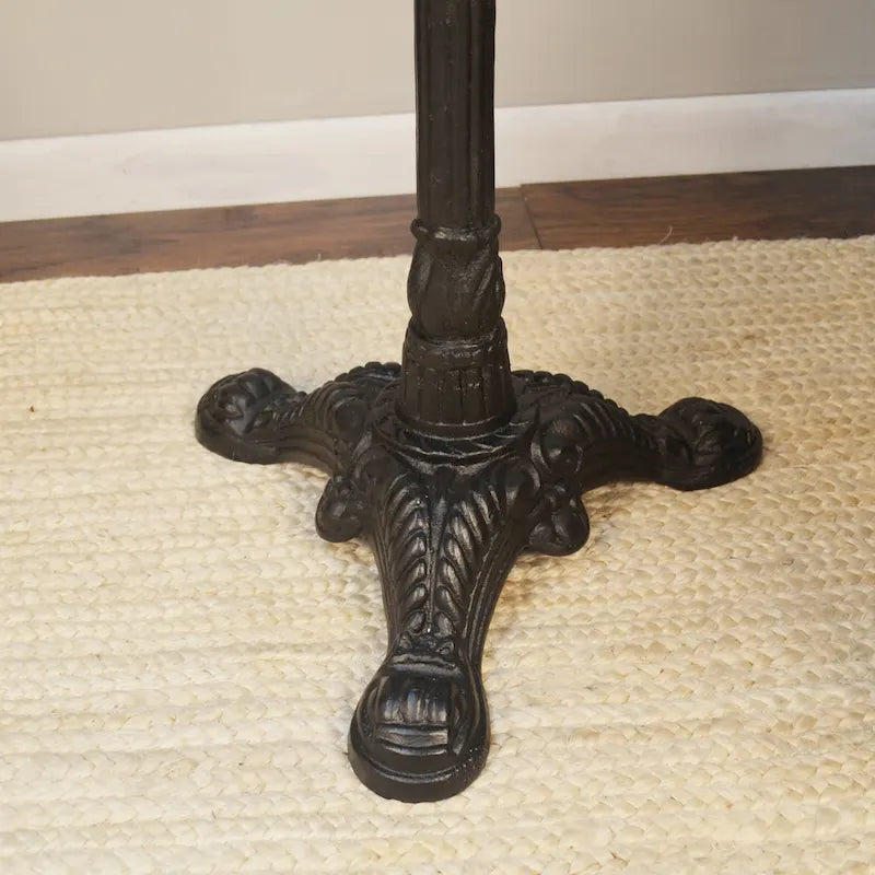 Carolina Living Brera Accent Table - Chestnut/Black