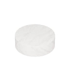Modern Round Drum Coffee Table, Trapezoid White Marble Coffee Table For Living Room