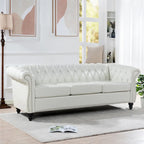 84 Chesterfield Rolled Arm 3 Seater Sofa