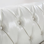 84 Chesterfield Rolled Arm 3 Seater Sofa