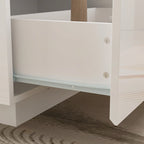 Coffee Table Storage High Gloss Coffee Tables LED Lighting Cocktail - 47.4W