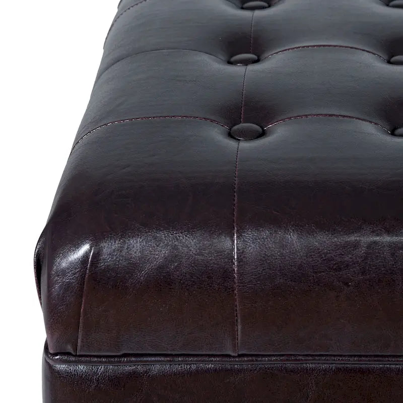 Copper Grove Altmara Tufted Espresso Storage Bench