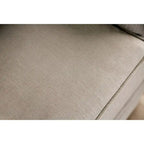 Cram Traditional Brown Chenille Tufted Nailhead Sofa by Furniture of America