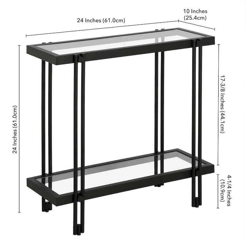 Inez 24 Wide Rectangular Side Table