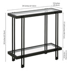Inez 24 Wide Rectangular Side Table