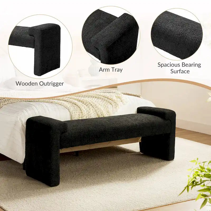 Roland Upholstered Bedroom Bench by HULALA HOME
