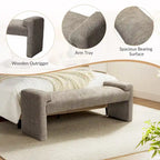 Roland Upholstered Bedroom Bench by HULALA HOME