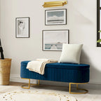 David Modern Upholstered Flip Top Storage Bench with Ottoman by HULALA HOME