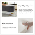 David Modern Upholstered Flip Top Storage Bench with Ottoman by HULALA HOME