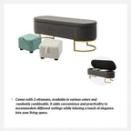 David Modern Upholstered Flip Top Storage Bench with Ottoman by HULALA HOME