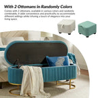 David Modern Upholstered Flip Top Storage Bench with Ottoman by HULALA HOME