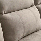 4 Seater L Shaped Reversible Nailed Sectional Sofa with Storage Ottoman
