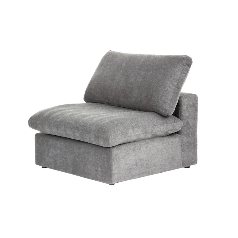 120.45 Oversize Down Filled Corner 5-seats Sectional Sofa Couch