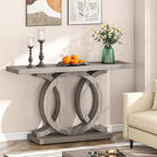 Farmhouse Console Sofa Table, 55 Inches Entryway Hallway Foyer Table