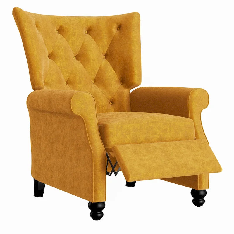Plush Pushback Recliner Chairs (Set of 2)