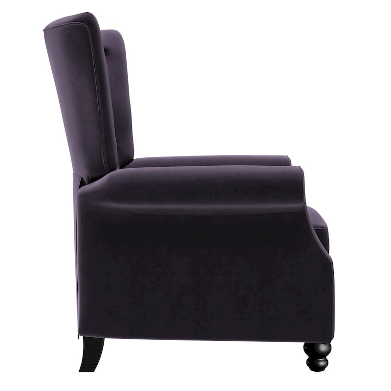 Plush Pushback Recliner Chairs (Set of 2)