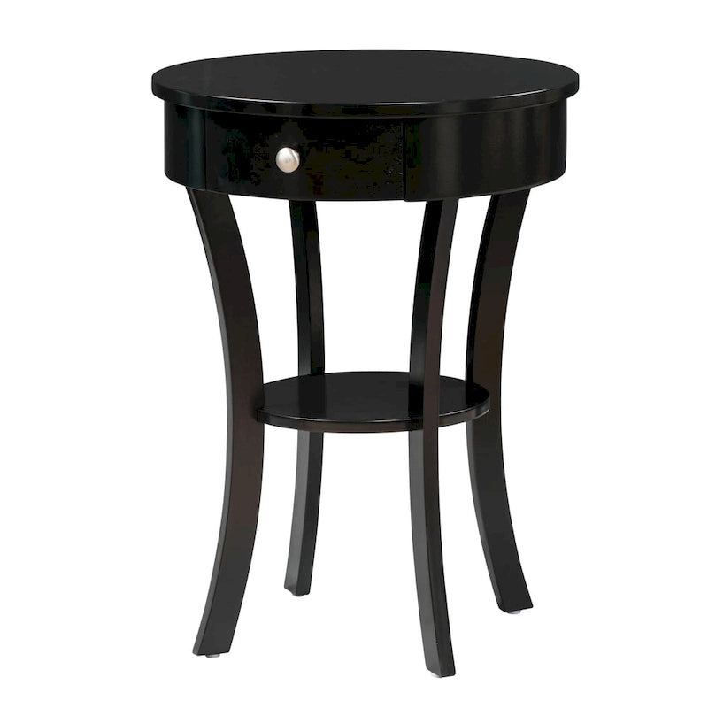 Convenience Concepts Classic Accents Schaffer 1 Drawer End Table with Shelf