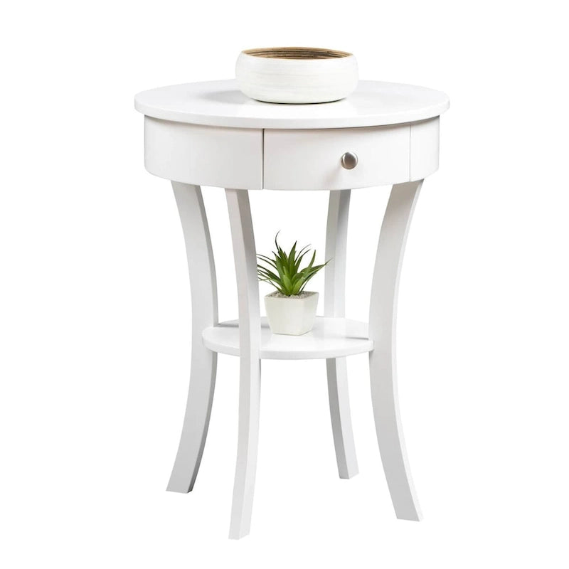 Convenience Concepts Classic Accents Schaffer 1 Drawer End Table with Shelf