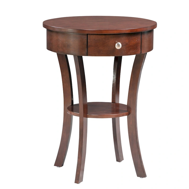 Convenience Concepts Classic Accents Schaffer 1 Drawer End Table with Shelf