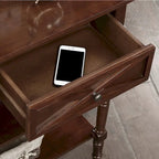 Convenience Concepts Country Oxford 2 Drawer Console Table with Shelves