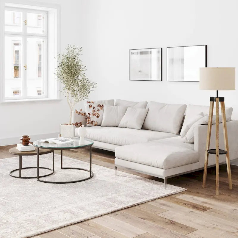 Nathan James Stella Round Nesting Coffee Table Set of 2