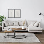 Nathan James Stella Round Nesting Coffee Table Set of 2