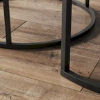 Nathan James Stella Round Nesting Coffee Table Set of 2