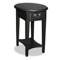 Hardwood Oval Side Table