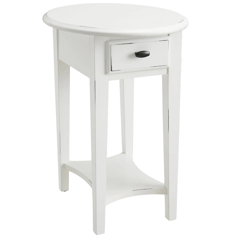 Hardwood Oval Side Table