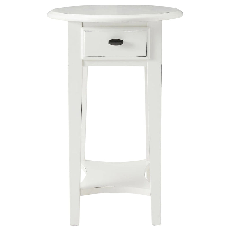 Hardwood Oval Side Table