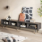 Modern TV Stand up to for 85 inch TVs Entertainment Center with Storage - 80 inch