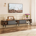 Modern TV Stand up to for 85 inch TVs Entertainment Center with Storage - 80 inch