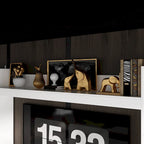 TV Stand/Electric Fireplace Ensemble Cozy Stylish Living Room Solution