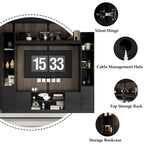 TV Stand/Electric Fireplace Ensemble Cozy Stylish Living Room Solution