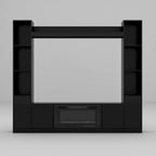 TV Stand/Electric Fireplace Ensemble Cozy Stylish Living Room Solution